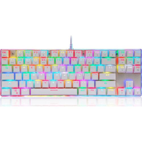 Motospeed K87S 87keys Blue Switch RGB Backlight Mechanical Gaming Wired Keyboard