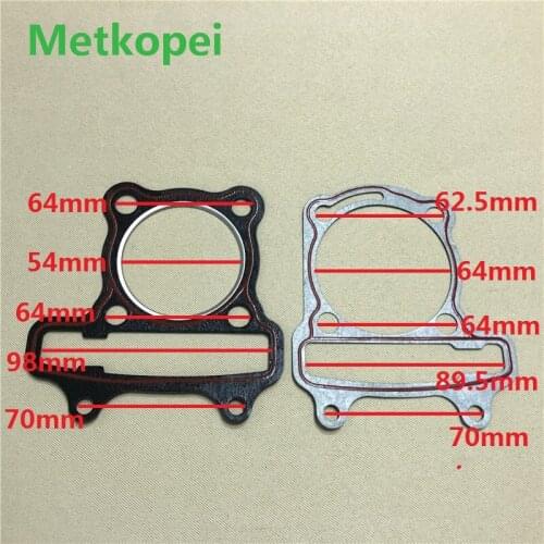 Motorcycle GY6-125 cylinder block gasket for 125cc GY6 125 152QMI 1P52QMI engine seal spare parts