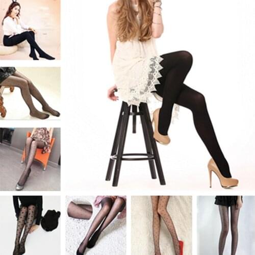 Sexy Women Tights Fashion Winter Warm Pantyhose High Elastic Nylon Pantyhose Stretchy Fashion Long Stockings Pantyhose for Women