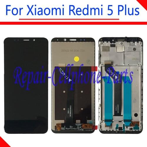 5.99 inch Full LCD display + Touch screen digitizer assembly + Frame Cover Replacement parts For Xiaomi Redmi 5 Plus Redmi 5Plus
