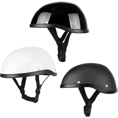 Summer Scoop Helmet for Harley Open Motorcycle Helmet Retro Vintage for Men Half-faced Skull Cap Motorcycle Motorbike Helmet