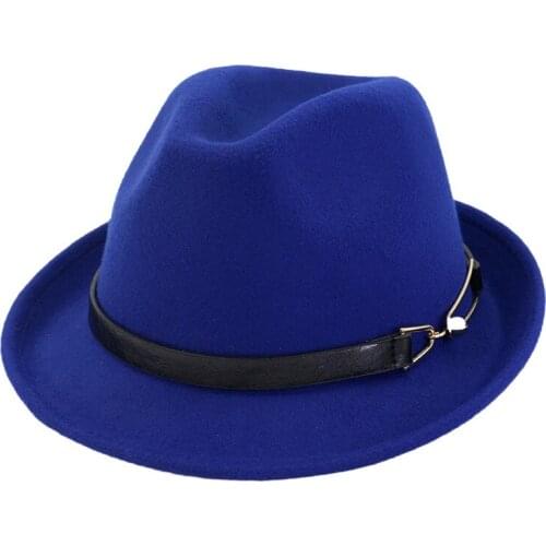 Fedora Hat sombrero party hat cowboy hat Brim Hats winter hat unisex fashion trend solid caps classic bowler hat women HF151
