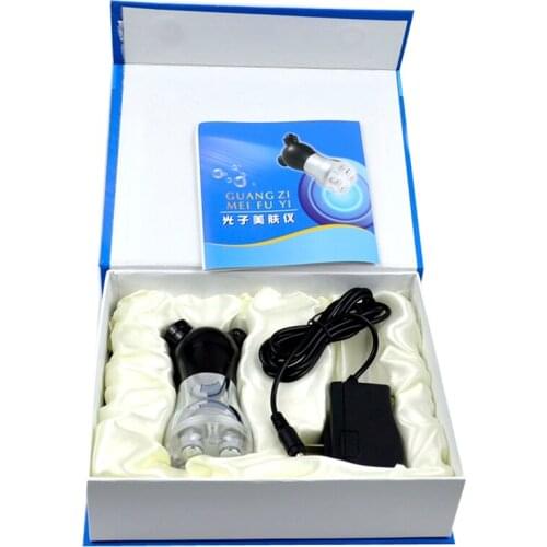 Skin Care Electrode Stimulation Anti Wrinkle Led Light EMS Facial Toning Lifting Photon Rejuvenation Beauty Device