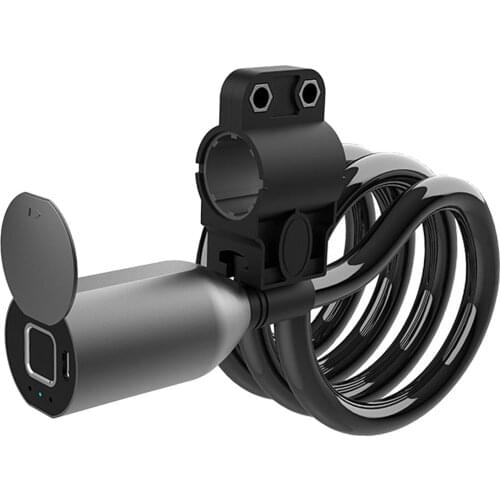 Fingerprint Bike Lock USB Rechargable for Bike Motorcycle Door Fence Enabled Motorcycle Cable Password Lock Motor Small Lock