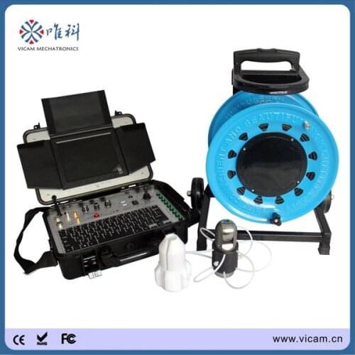 High quality 700tvl water well pipe inspection video camera with 360 degree rotating V8-3288PT-2