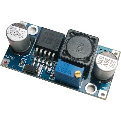 XL6019 (XL6009 upgrade) Automatic step-up step-down Dc-Dc Adjustable Converter Power Supply Module 20W 5-32V to 1.3-35V