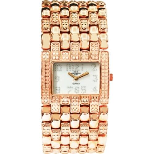 M & Ms first general store womens watch with rhinestone 743RW