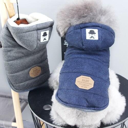Winter Pet Clothes Cat Dog Clothes For Small Dogs Fleece Keep Cotton Warm Dog Clothing Coat Jacket Sweater Pet Costume For Dogs