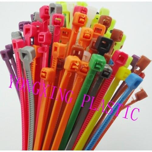 100pcs/lot 2017 new 100pcs 6"(18lbs) 3.5x150mm Network Nylon Plastic Cable Wire Zip Tie Cord Strap