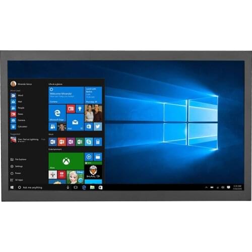 17 Inch 16:9 Wide Resistive Touch Screen Monitor With AV/BNC/VGA/HDMI/USB Interface