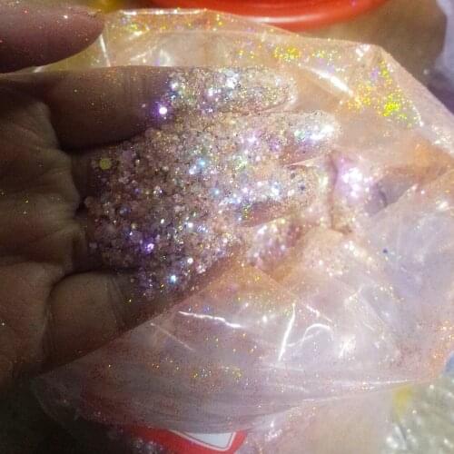 #4 200G/500G Rose Gold Holographic Nail glitter , colour shift glitter , craft supplies , mermaid dreams ,holographic glitter