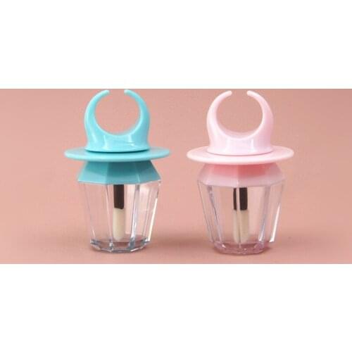 8ml Cute Lip Gloss Tubes Container Liquid Lipstick Tubes Refillable Bottles Vials Cosmetic Lipgloss Base Gel Oil DIY Tools