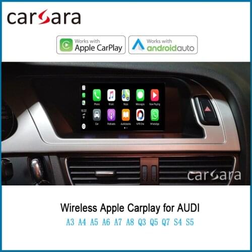 A U D I MMI System Wireless CarPlay Android Auto AirPlay Phonelink Box for A3 A4 A5 A6 A7 A8 Q3 Q5 Q7 S4 S5 radio interface