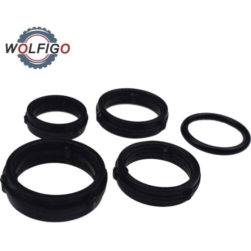 WOLFIGO Engine Oil Filter Adapter O-Ring Kit 68166067AA For CHRYSLER Dodge Jeep Wrangler JK Grand Cherokee CHARGER JOURNEY
