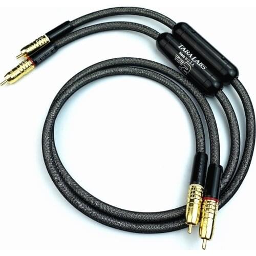 Audiophile RCA Cable Taralabs Air No. 2 Limited Signature Edition HiFi Amplifier Audio Line Gold Plated Plug