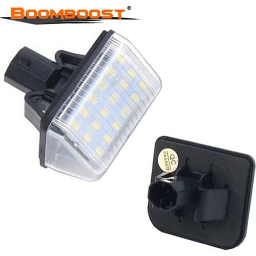 2pcs Car Styling Car LED Number License Plate Light 18LED Auto Parts Accessories for Mazda CX-7/Speed 6/CX-5/Station Wagon