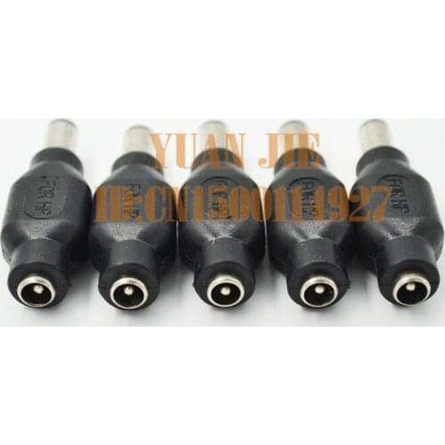 Free shipping DC 7.4mm*5.0mm Male to turn 5.5*2.1mm Female For HP laptop power adapter plug Can boot chargeble