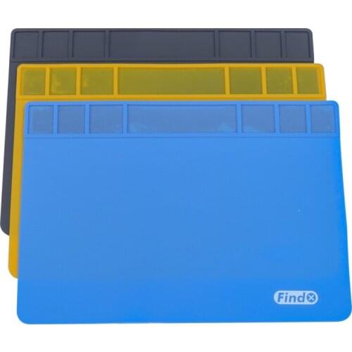 Large Size Soft Silicone Soldering Mat Heat Resistant Insulation Pad Hot Air Gun Station Mat BGA PCB Soldering Repair Tools