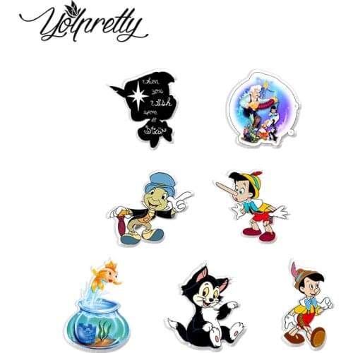 Disney Gold Brooches For Clothes