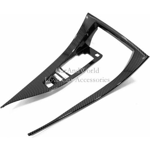 For 2019 Toyota Avalon XX50 Interior Console Gear Shift Panel Cover Frame Decoration Trims ABS Chrome Car-Styling Accessories