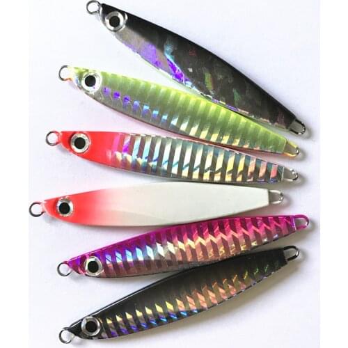 Hot Sale 1 Pieces7g4.6cmMetal Lure Fishing Spoon Freshwater Fishing Hard LureSliceJigBait Spoon Fishing Tackle Metal Jigging