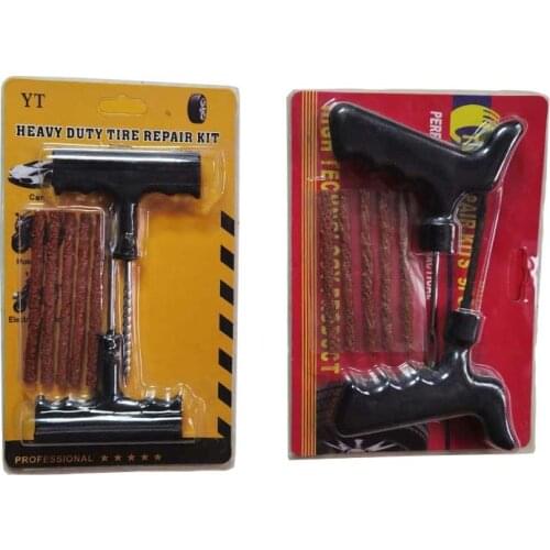 Car Tire Repair Tools Tubeless Tyre Car Puncture Repair Plug Kit Needle Patch Fix Tool Auto Useful Sets Car Auto Tire Repair
