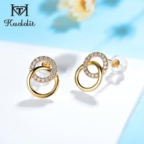 Women's Gold Earrings Kuololit China