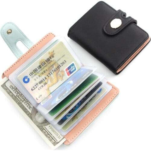 Multi position womens wallet multi function womens zero wallet creative card case multi position credit card case business