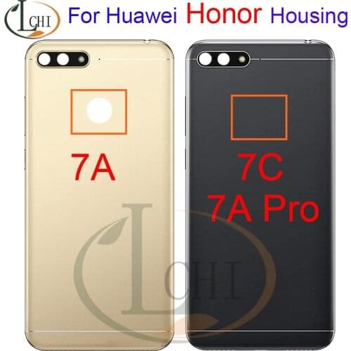 Original For Huawei Honor 7A Pro Aum-l29 Honor 7C Aum-L41 Honor 7A Back Battery Cover Rear Door Housing Case For HUAWEI Honor 7C