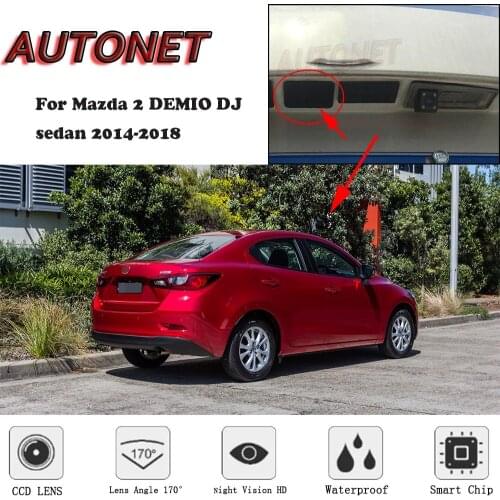 AUTONET Rear View camera For Mazda 2 (DJ) / Mazda2 Demio Sedan 2014-2018/CCD/HD Night Vision Backup camera/license plate camera