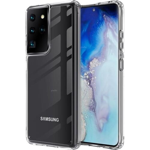 Clear Case for Samsung Galaxy S21 S21 Plus S21 Ultra Transparent Soft TPU Silicone Case for Galaxy S21+ Cases Back Cover