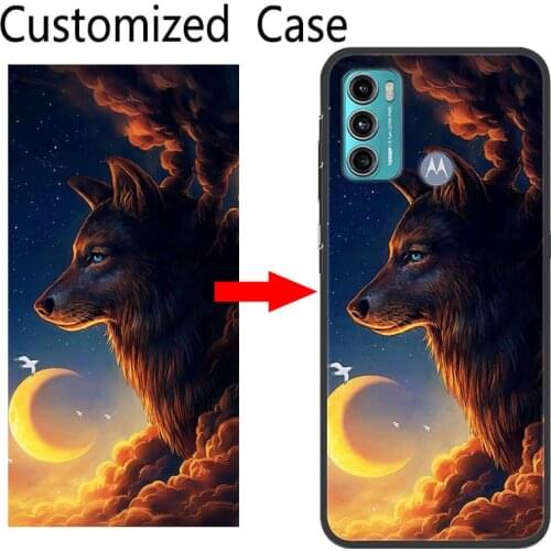 DIY Customized Picture For Moto G60 G50 G100 Case Silicone Personalized Case For Motorola Moto G30 G20 G10 E7i E7 Power 4G Coque