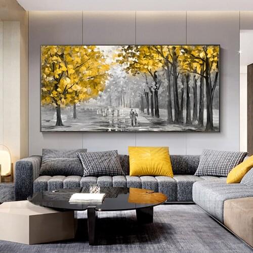 Handmade Modern Decoration Painting Forest Knife Oil Painting On Canvas Hand Painted Large Canvas Wall Art For Home Wall Decor