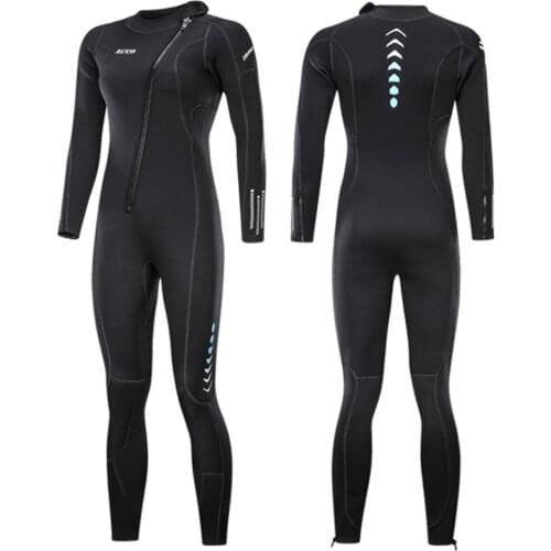 Woman 3mm Neoprene Wetsuit Surfing Scuba Diving Suit Body Suit Windsurf Kitesurf Spearfishing Fishing Wet Suit Clothes