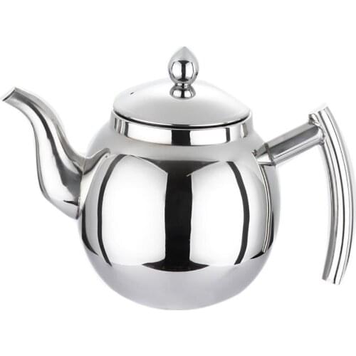 0.8 Stainless Steel Loose Tea Pot Strainer Filter Infuser Kettle Coffee Jug Teapots