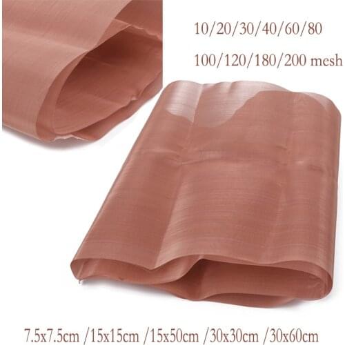 100% micron copper filter mesh #10 20 40 60 80 100 200, 1 width 3 inches to 20 inches