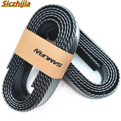 2.5 m front bumper carbon fiber rubber spoiler protector for Peugeot 206 207 208 301 307 308 407 2008 3008 4008