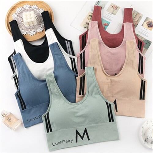 Sexy Letters Bras Women Gym Vest Quick Dry One Size Running Tops Casual Long Bras Breathable Yoga Bras For Fitness Active Wear