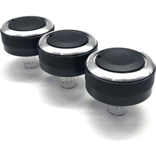 3pcs/set Aluminum Alloy air conditioning knobs For Hyundai ACCENT heat control switch knob ac knob Car air conditioning knob