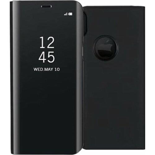 50PCS Luxury Touch Mirror Smart Flip Holder Stand Case Cover For iPhone X 6s 7 8 plus phone cases