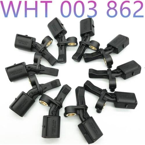 10 Pieces WHT003862 ABS Wheel Speed Sensor For vw Polo up Golf Passat B8 A1 A2 A3 S3 TT Seat Toledo Leon Octavia Fabia Rapid