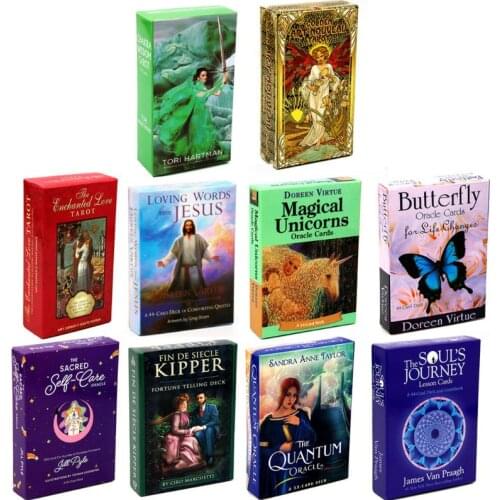 English Tarots Cards Deck Family Party Oracle Game Playing Card Board Game