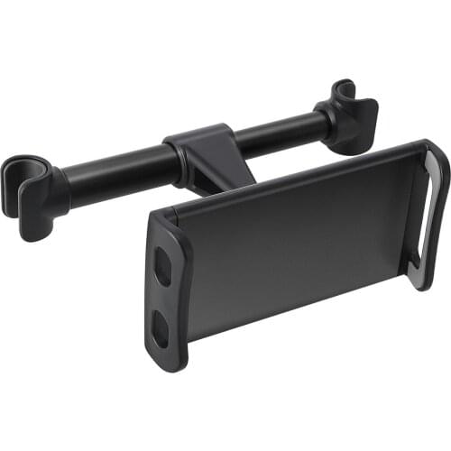 Car Headrest Mount Mobile Phone Tablet Holder 360 Rotation Silicone Pads Phone Mount Stand For 4-11inch Cellphone Tablets