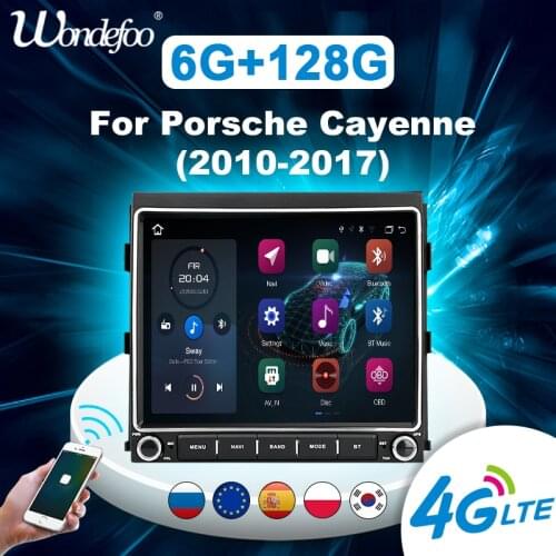 Carplay 2 din Android 10 Car radio For Porsche Cayenne 2010-2017 8.4'' Autoradio Stereo Multimedia Player GPS Navigation SCREEN