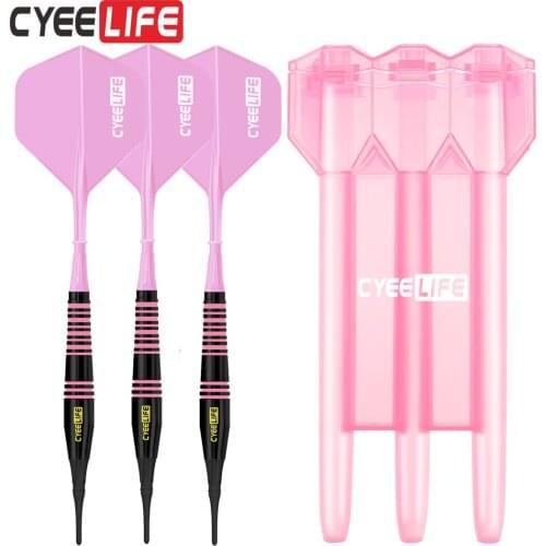 CyeeLfe 3pcs/set 18g Safety Soft Dart Professional Indoor Soft Tip Darts Set For Indoor Electronic Dartboard Games Safety Soft D