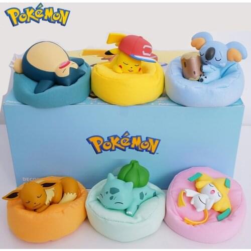 Pokemon Figures Toys Pokemon Sleep Pikachu Pokemon Ornaments Tide Starry Dream Series Figures Dolls Cartoon Brand Christmas