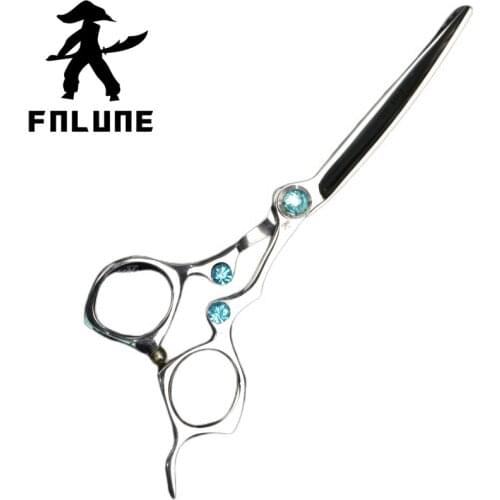 FnLune Different blade 6.0 Inch VG-10 Top Professional Hair Salon Scissors Cut Barber Haircut Shear Hairdressing Scissors