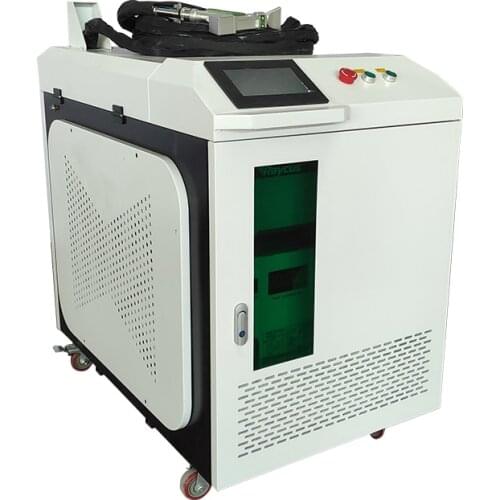 2021 New 1000W 1500W Raycus JPT laser Cleaning Machine for Rust Oil Grease Dust Removal Car paint laser width 100mm