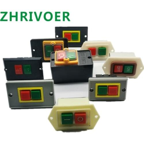 Lc3-5-10/KAO-5M-5H-10KH/QKS2/1 Start Stop Button Switch on/Off 10A/380V Bench Drilling Machine Cutting Machine Elevator Switch