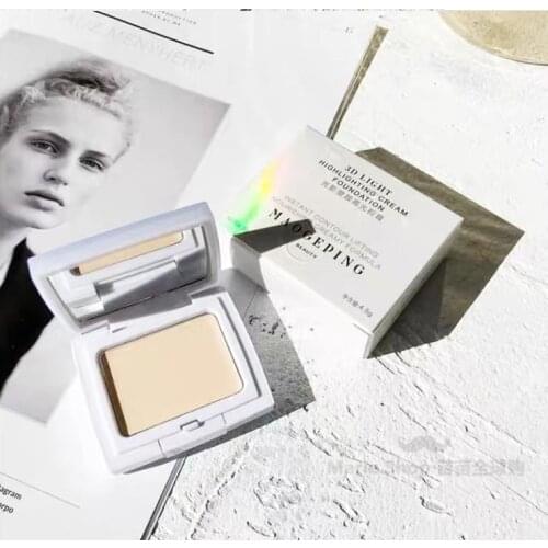 MAOGEPING Light And Shadow Shaping High Gloss Powder Cream Face And Body Three-Dimensional Brightening Highlighter 4.5g Makeup
